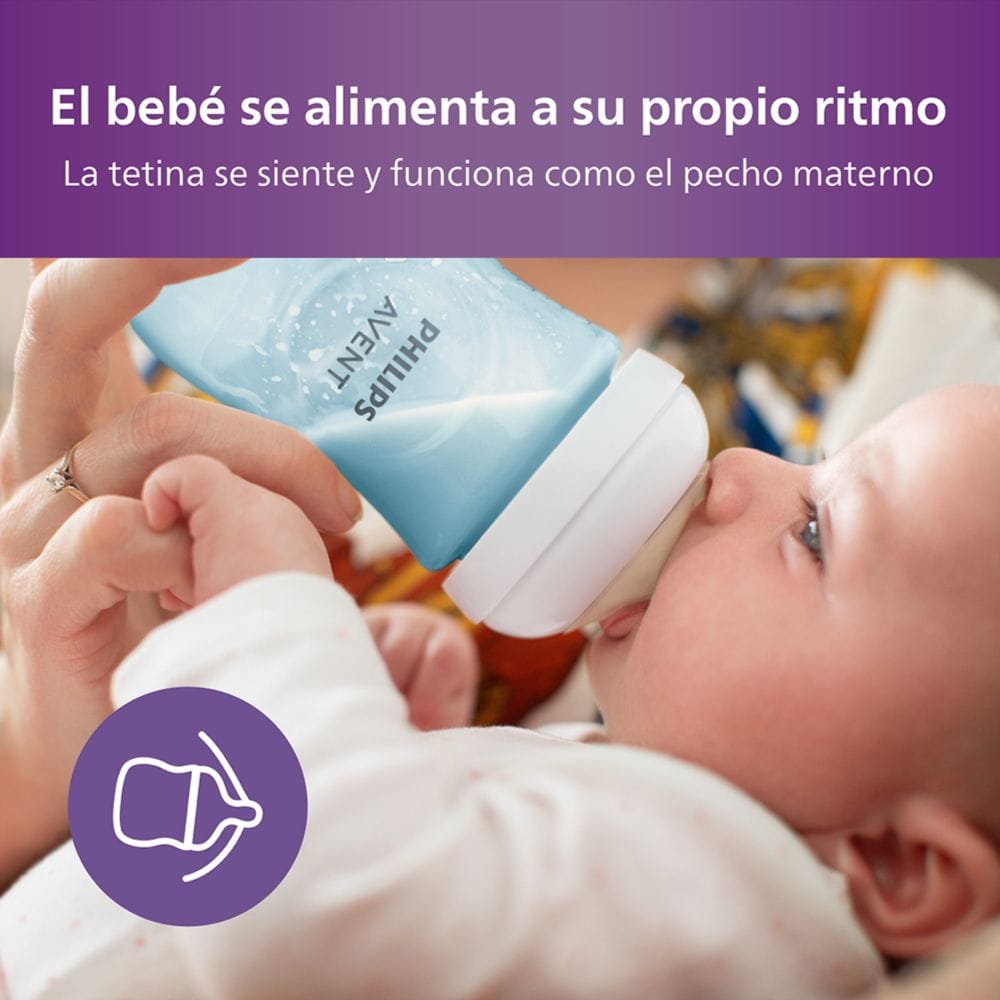 Set Triple Mamaderas Philips Avent Natural Response