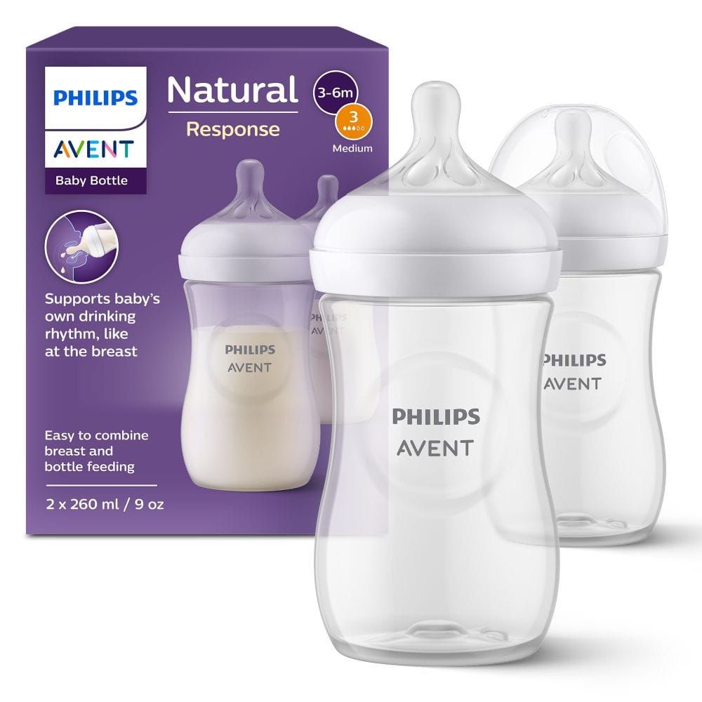 mamaderas philips avent natural response pack x2 260ml