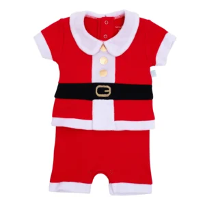 Enterito de Navidad para bebé estilo pascuero 100% algodón