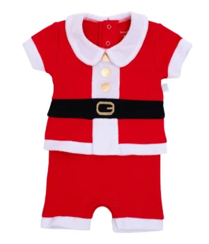 Enterito de Navidad para bebé estilo pascuero 100% algodón