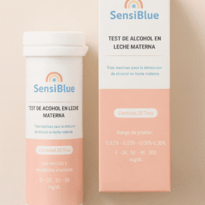 Test de Alcohol en Leche Materna SensiBlue | 20 Tiras
