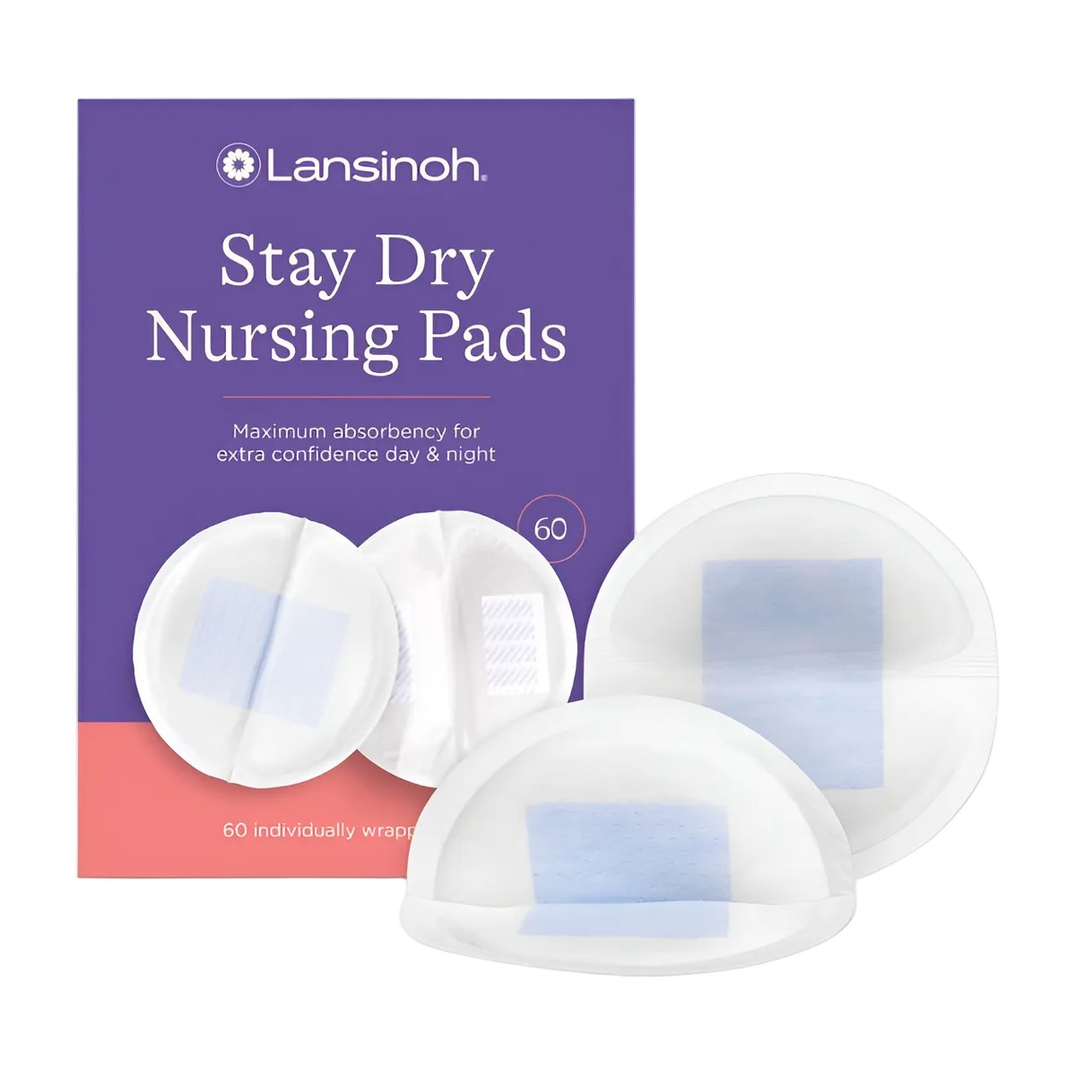 absorbentes de leche desechables lansinoh pack 60 unidades blue lock