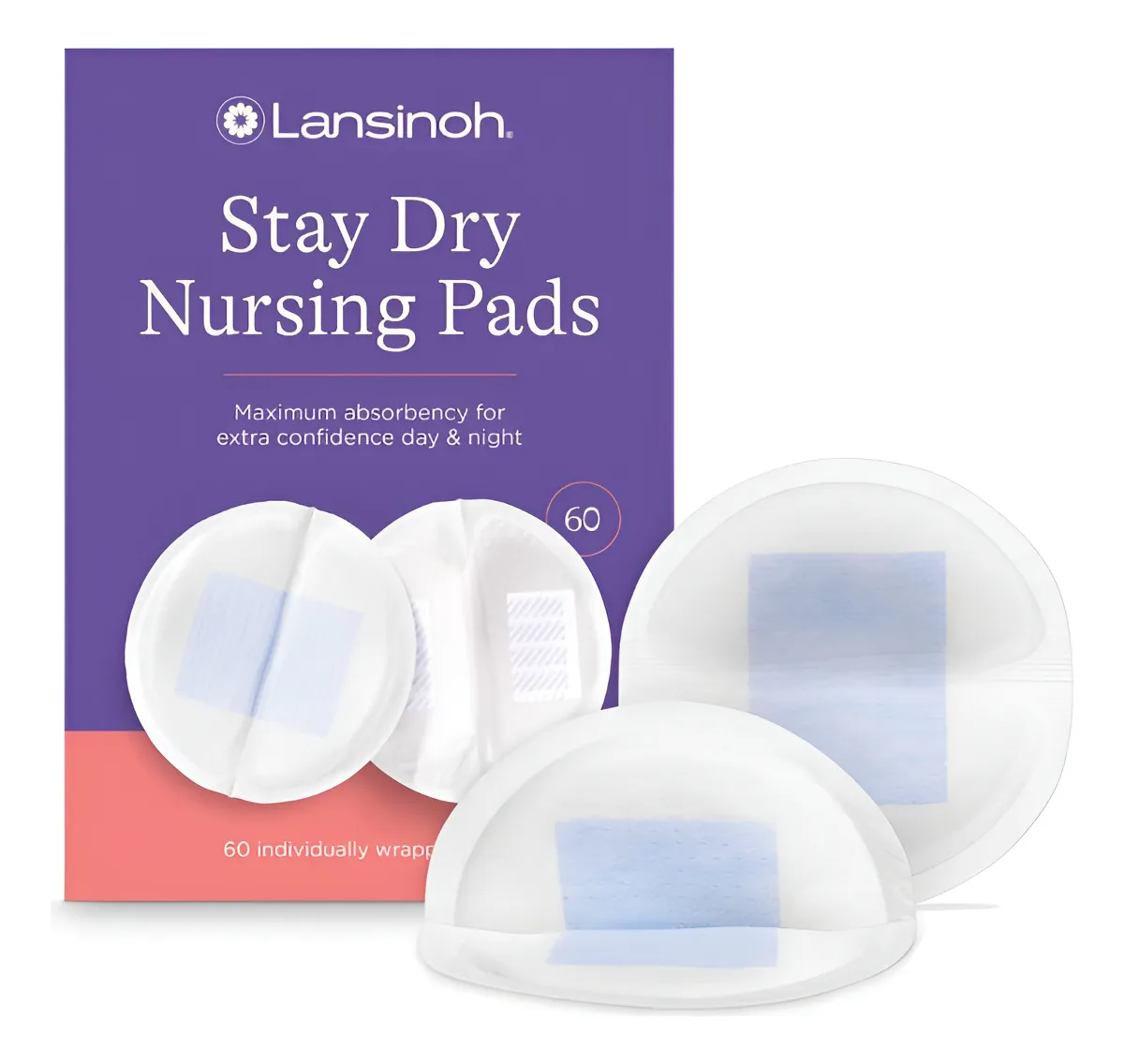 absorbentes de leche desechables lansinoh pack 60 unidades blue lock