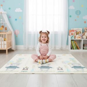 Alfombra antigolpes infantil reversible