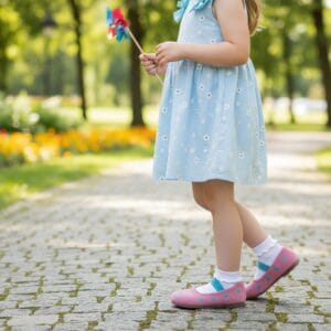 Zapatito Mary Jane niña rosa