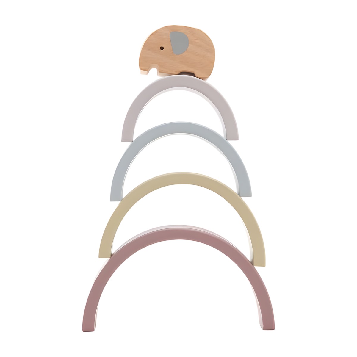 Arco de equilibrio con animales Montessori – juguete de madera educativo