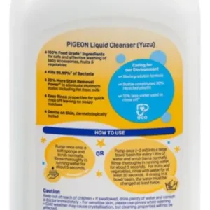 Pigeon limpiador de mamaderas yuzu