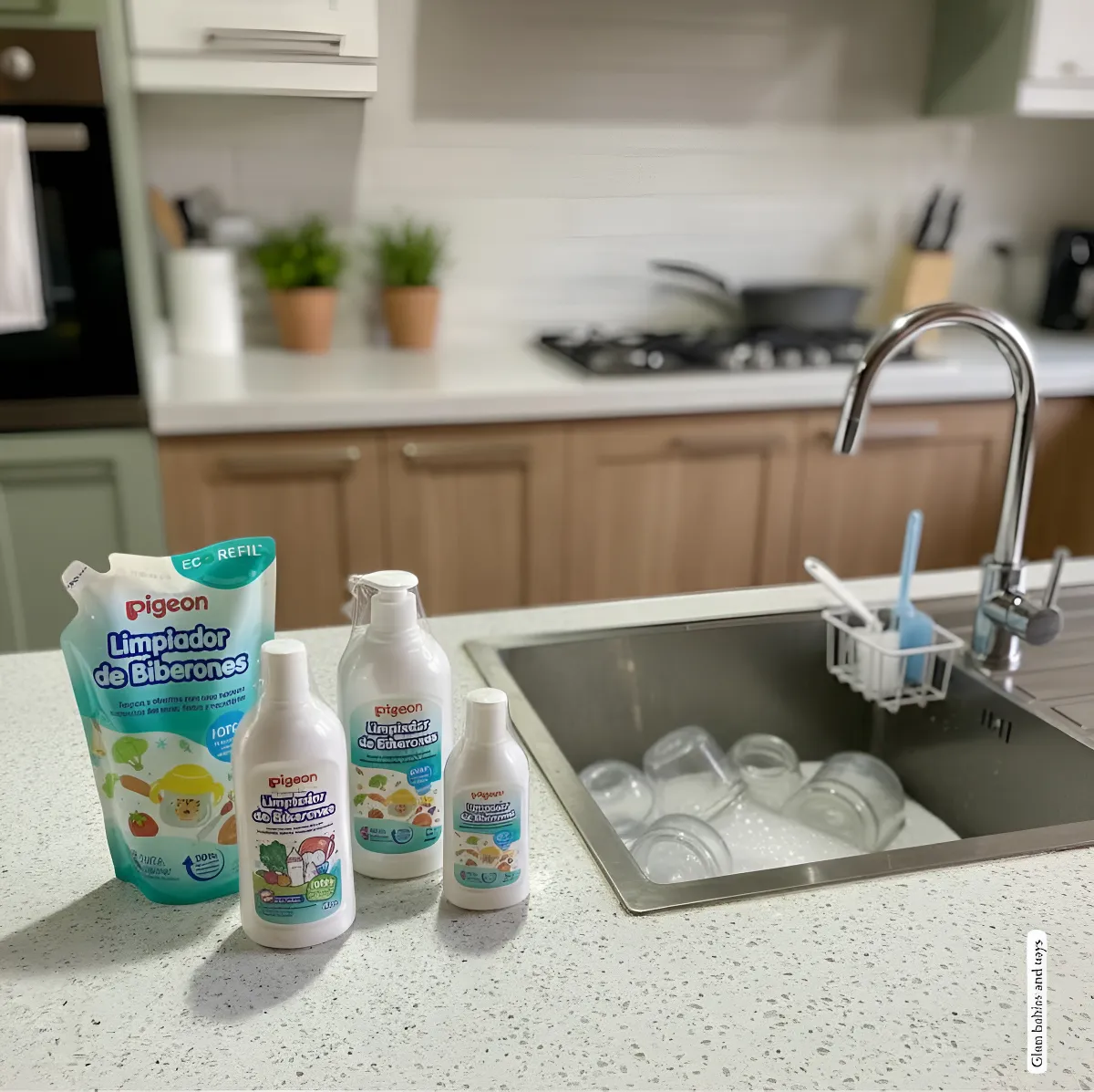 limpiador de mamaderas pigeon formatos