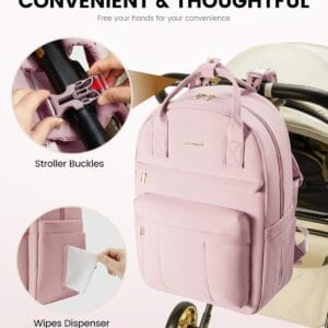 Mochila maternal premium de 30 litros, ligera, y moderna