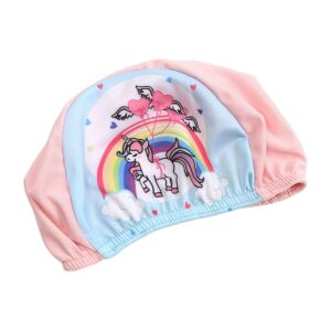 traje de baño con gorro y protección solar