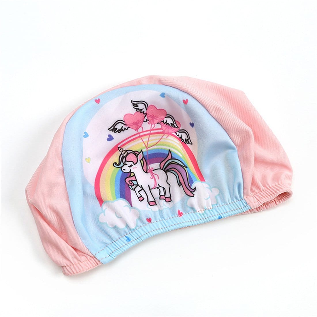 traje de baño con gorro y protección solar