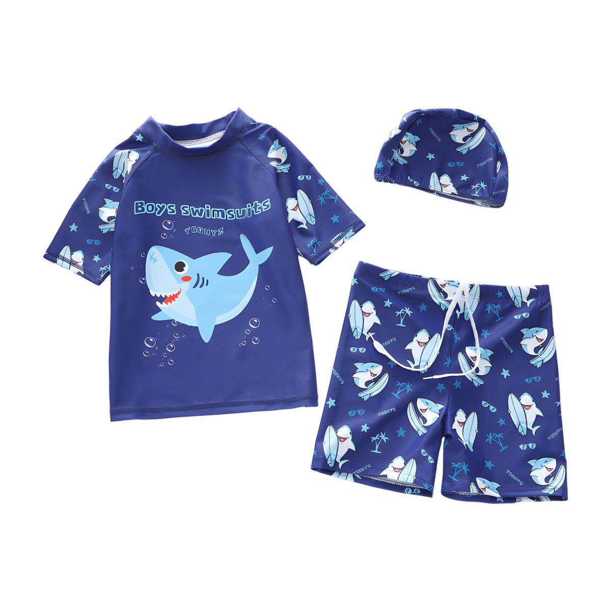 Traje de baño niño 3 piezas diseño tiburon