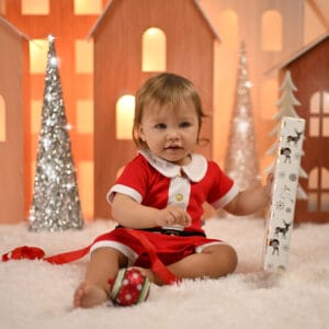 Enterito de Navidad para bebé look book