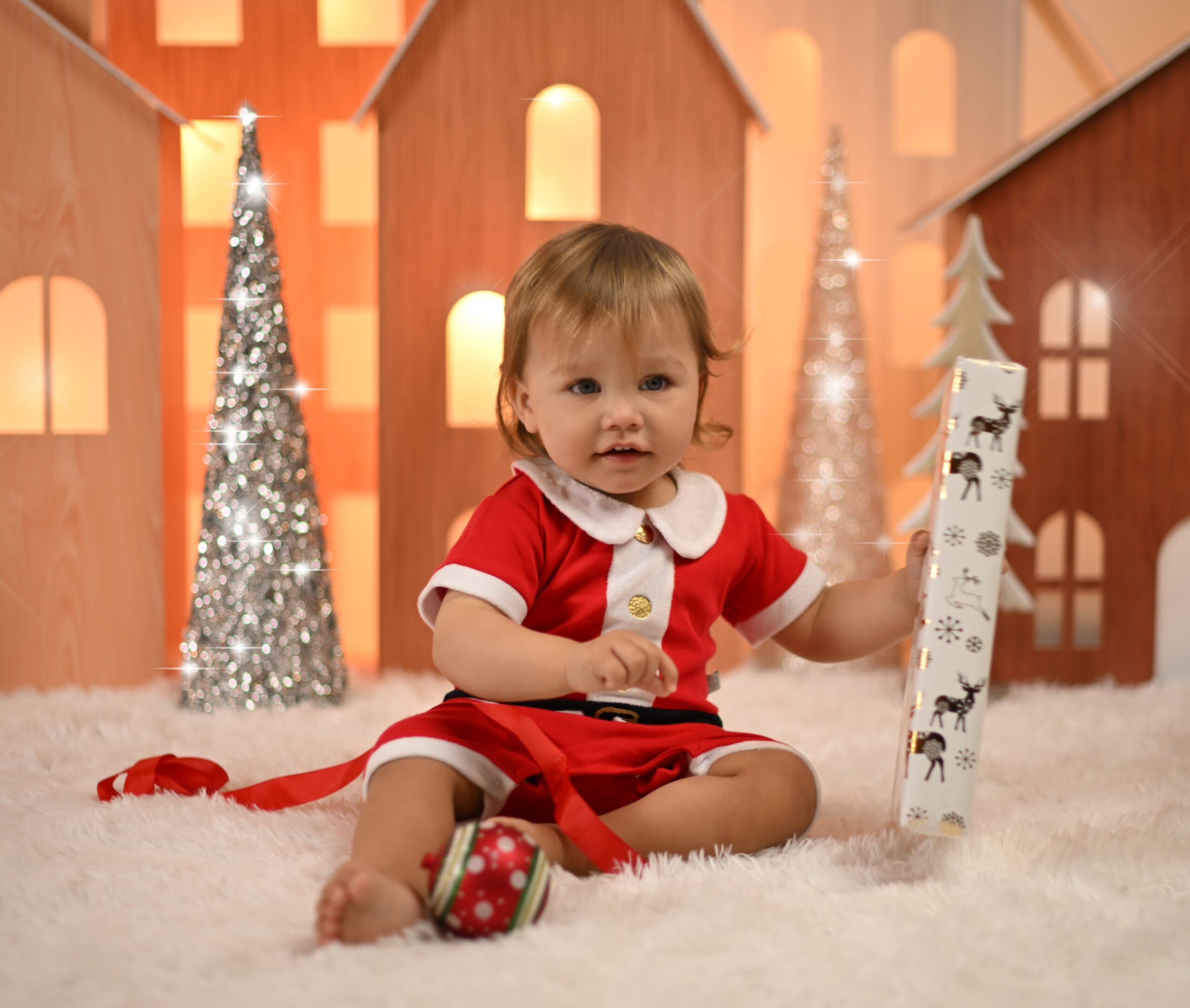 Enterito de Navidad para bebé look book