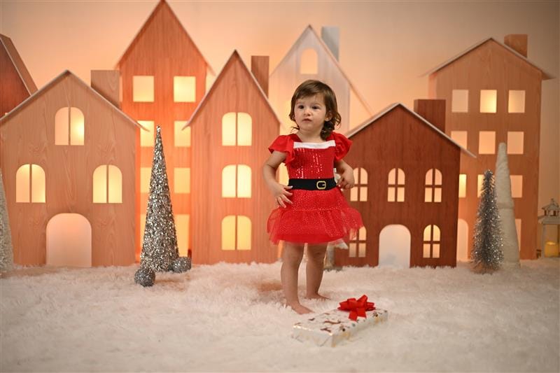Bambino vestido de navidad para bebé niña