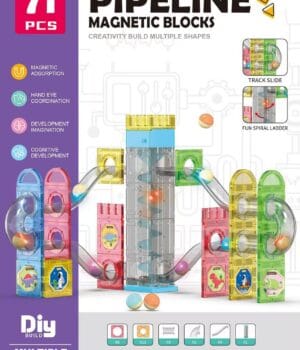 Bloques Magnéticos Educativos 71 Piezas – Construcción Creativa