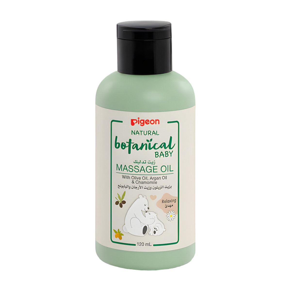 Aceite de Masaje Bebé Pigeon Botanical 120 ml Natural
