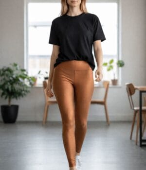 Calza Lycra Color Cobre