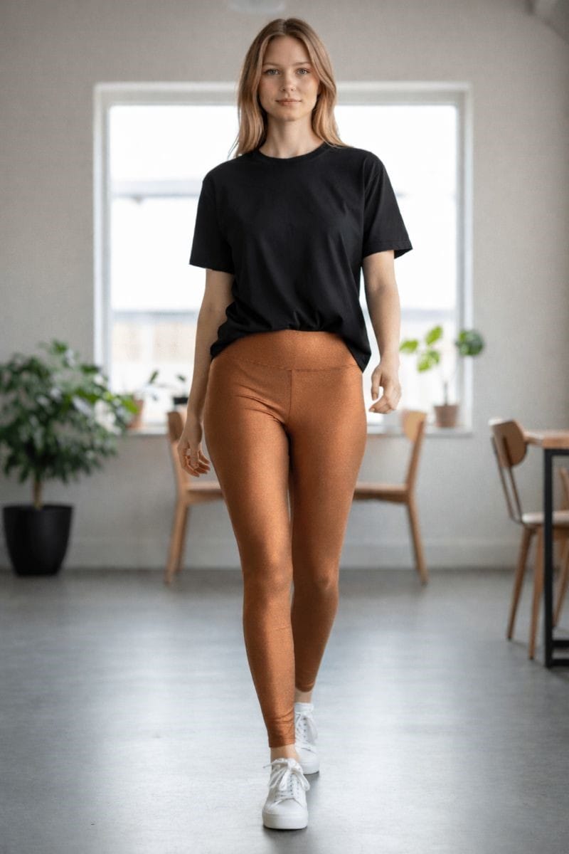Calza Lycra Color Cobre