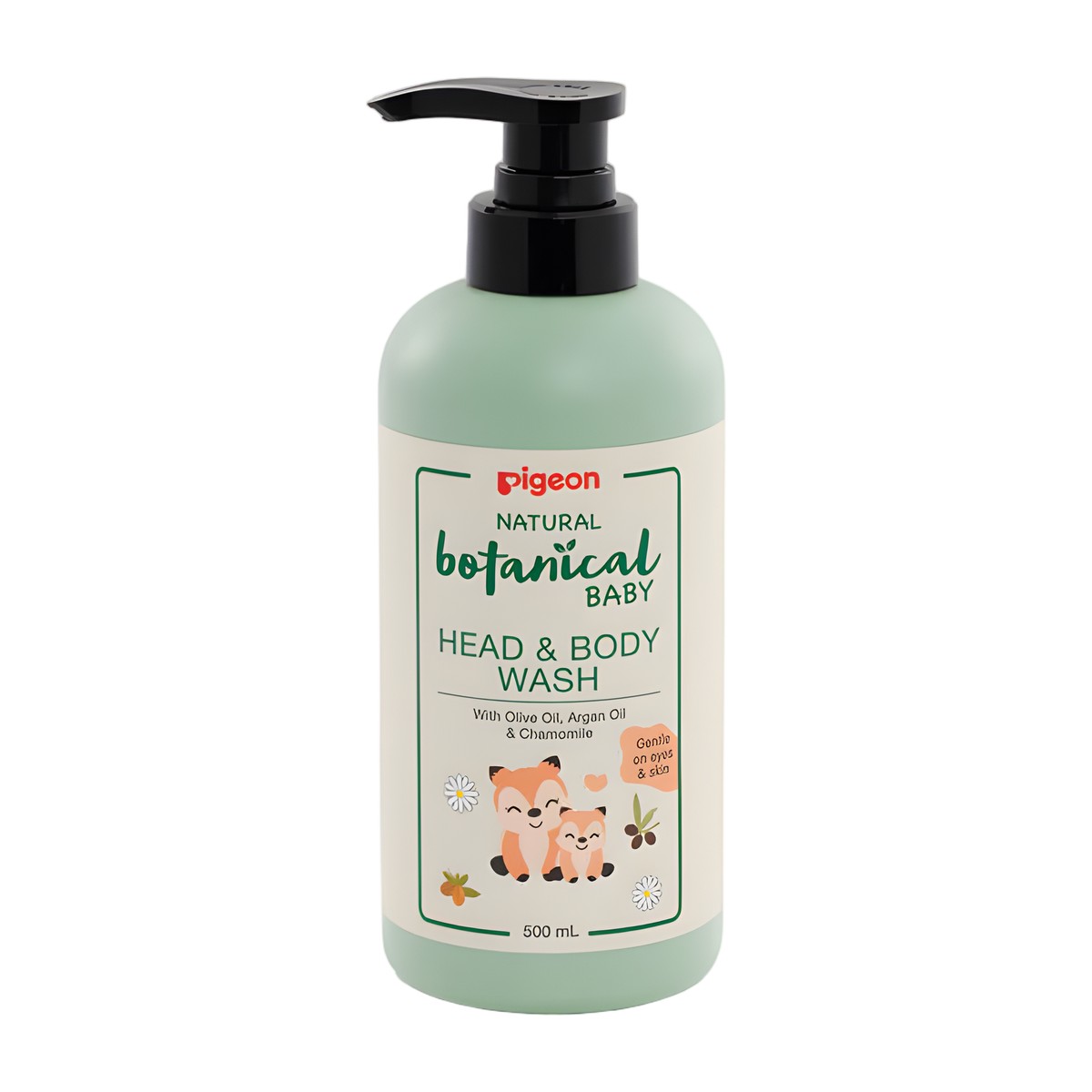 Gel de limpieza Pigeon Head & Body Wash Botanical 500 ml
