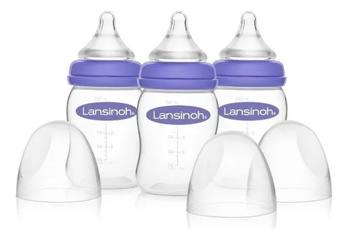 Mamadera Natural Wave 160ml Pack X3 Lansinoh