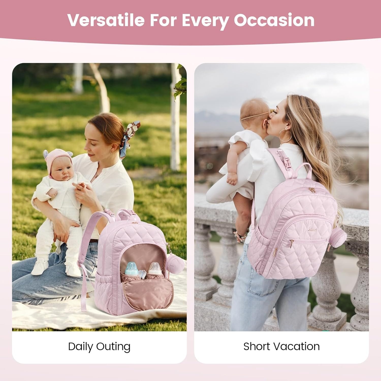 Mochila maternal lookbook