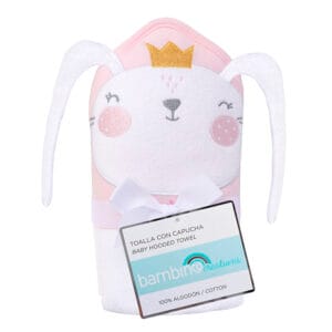 Toalla Bambino con capucha bebe Niña