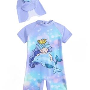 traje de bano nina sirena delfin