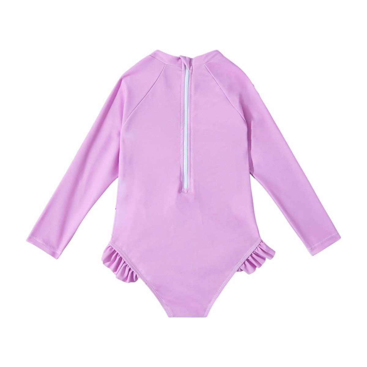 Traje de Baño Niña Manga Larga Unicornio Rosa – vista 2