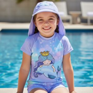 Swimsuit niña enterito con gorro