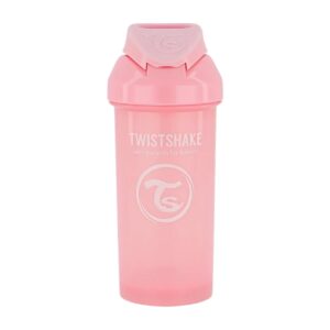 Twistshake Vaso con Bombilla 360 ml Rosado