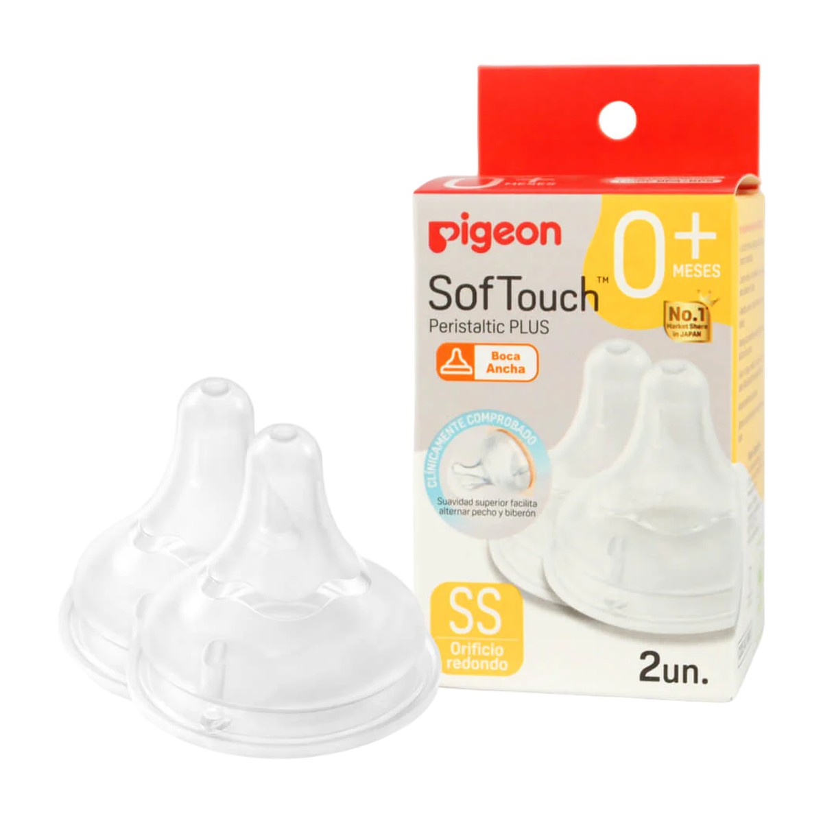 Pigeon Tetinas Softouch Talla SS (2 Unidades)