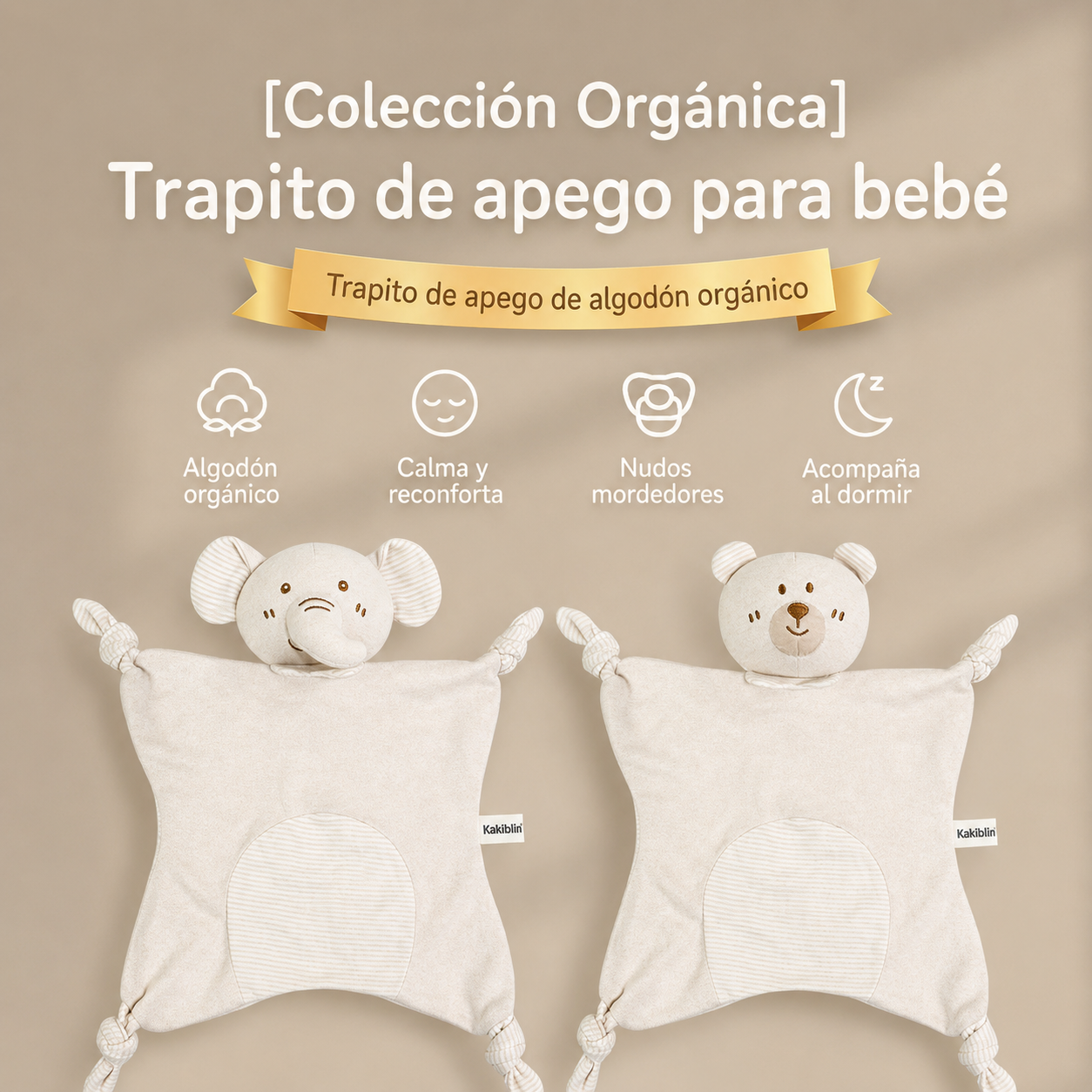 Tuto de Apego Algodón Orgánico SensiBlue® Colección orgánica