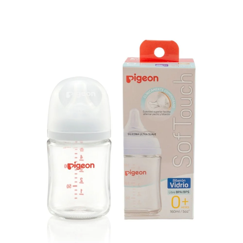 La Mamadera Pigeon Softouch de Vidrio 160 ml