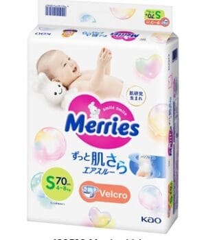 Pañal Merries Talla S