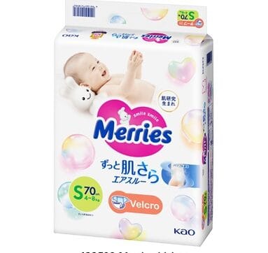 Pañal Merries Talla S