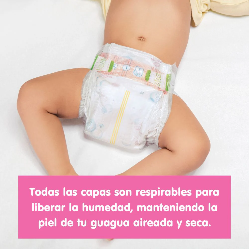 pañales Merries recién nacido tecnología japonesa