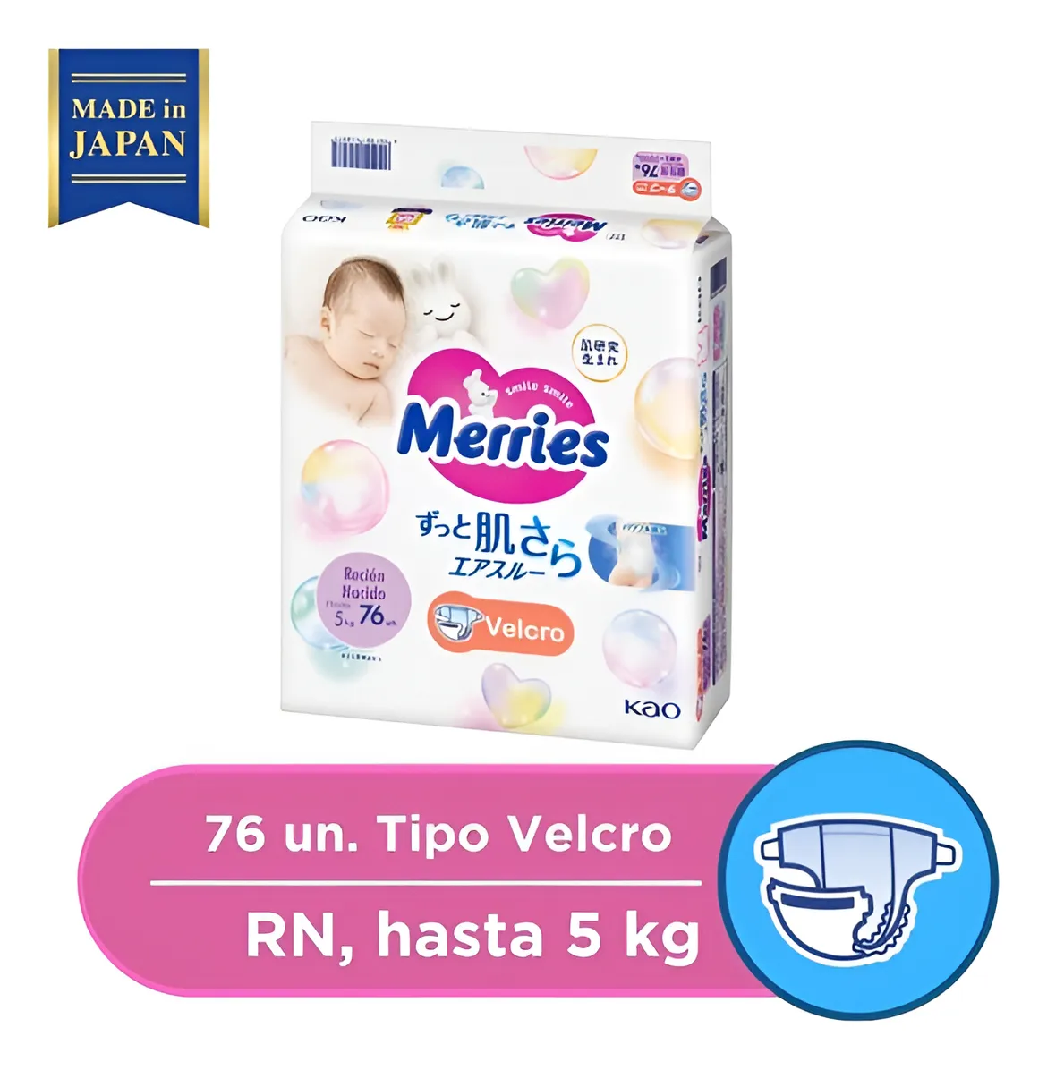 Pañal Merries Talla Recien Nacido