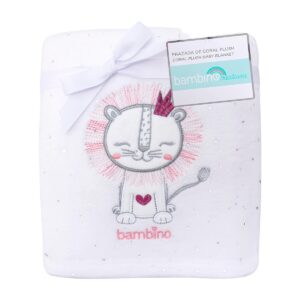 Frazada Bambino Coral Diseño Leona