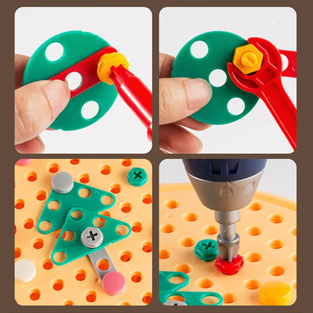 set-construccion-3d-taladro-maletin-osito