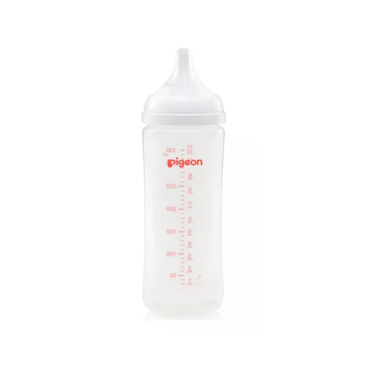 mamadera boca ancha pigeon softouch 330 ml
