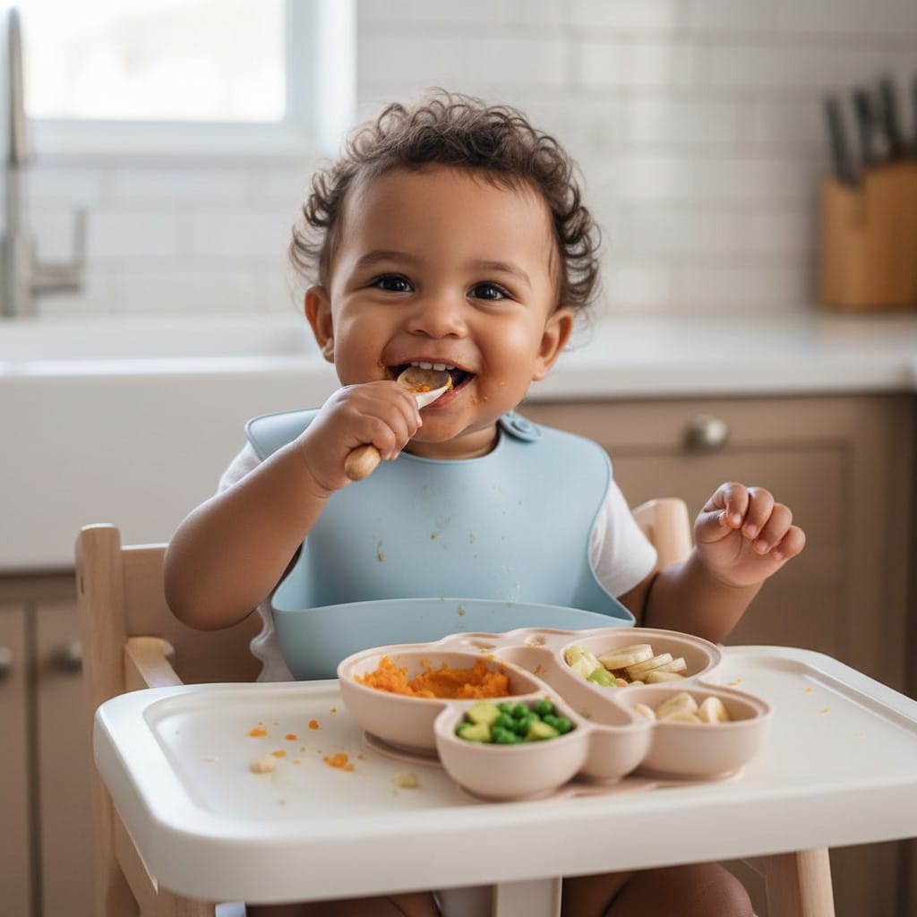 Sensiblue plato mariposa BPA FRee color Beige