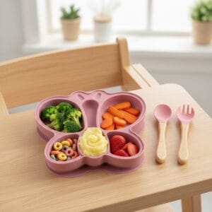 Sensiblue plato mariposa BPA FRee