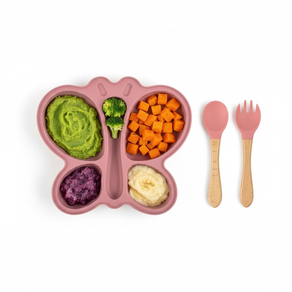 Sensiblue plato Silicona Bebé BPA FRee