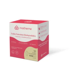 Toallas femeninas biodegradables Motherna ultra delgadas