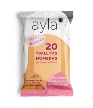 Toallitas de higiene íntima Ayla 20 un