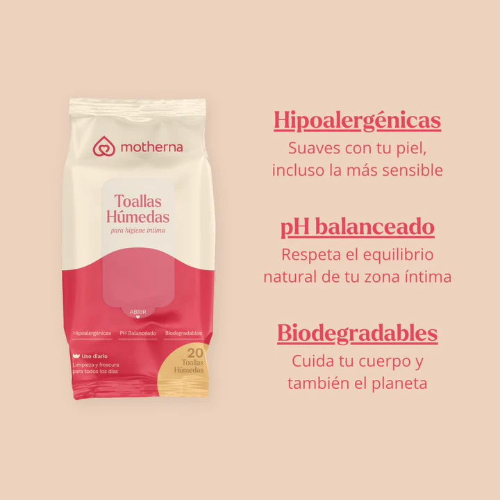 toallitas humedas intimas motherna