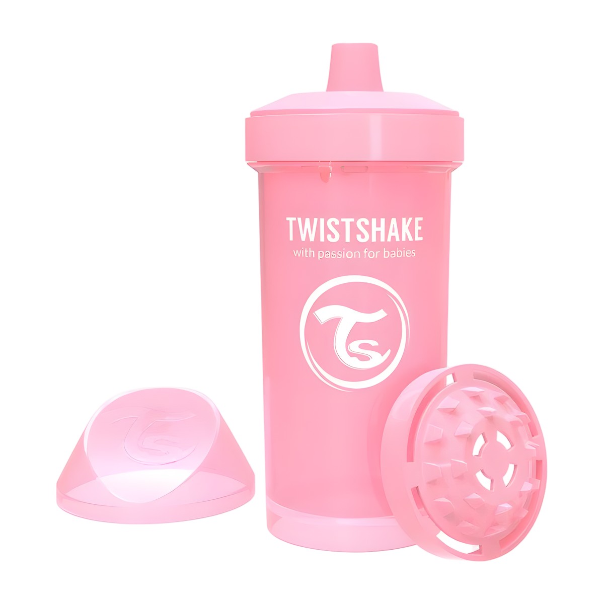 Vaso Twistshake Kid Cup 360 ml 12+ meses Rosa