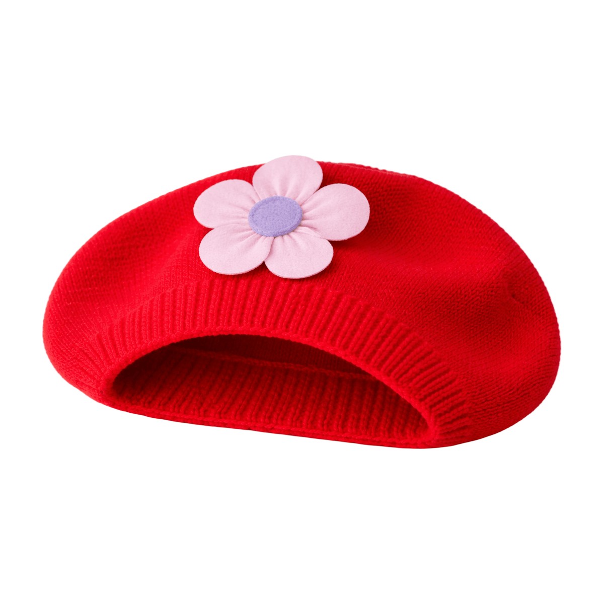 Boina para Bebé Algodón con Moño de Flor | Boina Petite Fleur