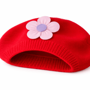 Boina para Bebé Algodón con Moño de Flor | Boina Petite Fleur